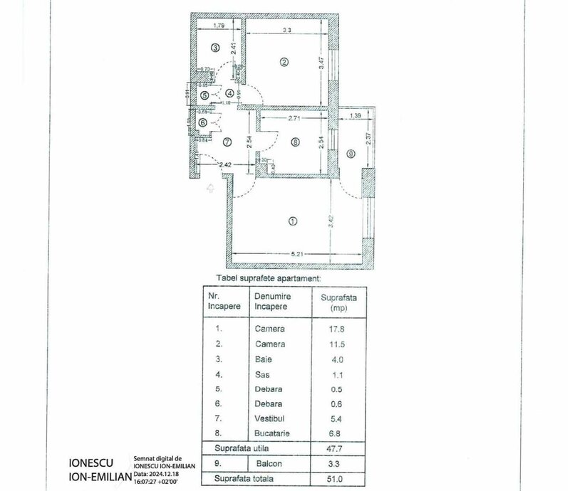 Militari, Uverturii, Cernisoara, 2 camere,